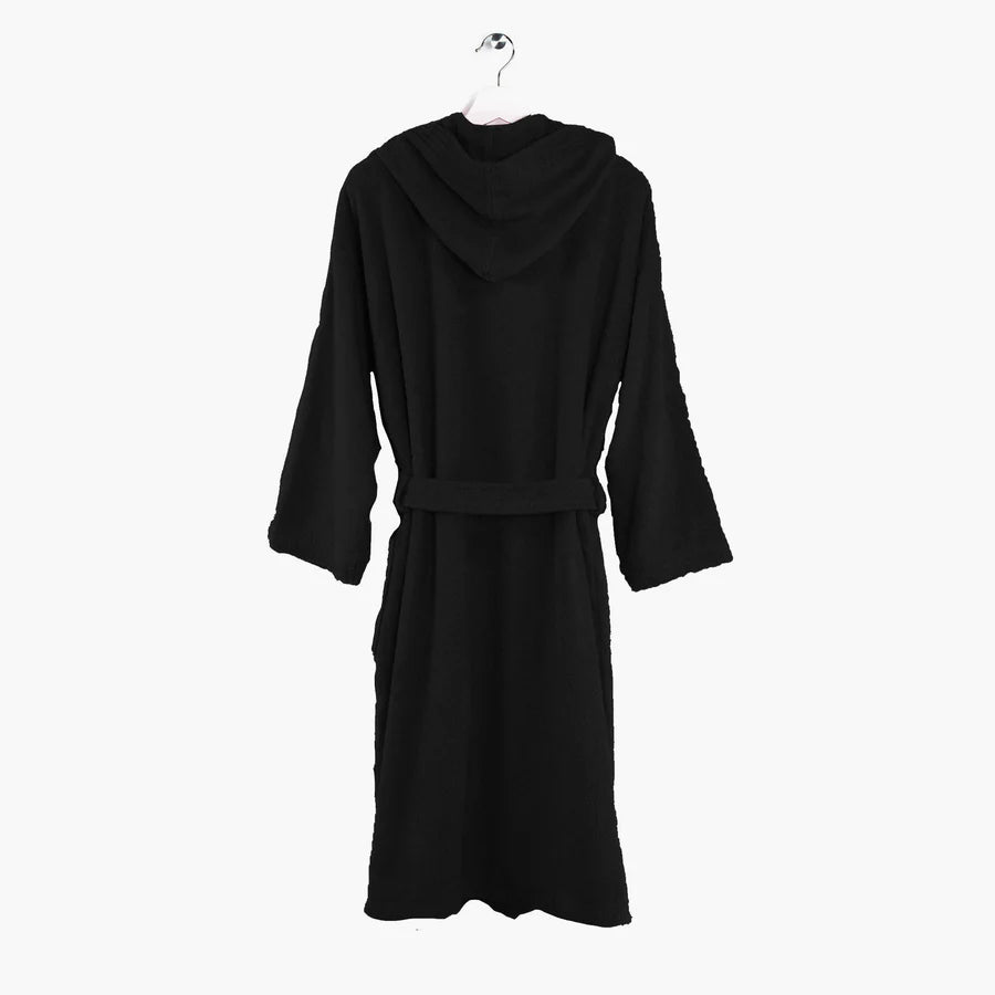 Accappatoio spugna cotone unisex uomo donna Di Maestro grigio scuro antracite