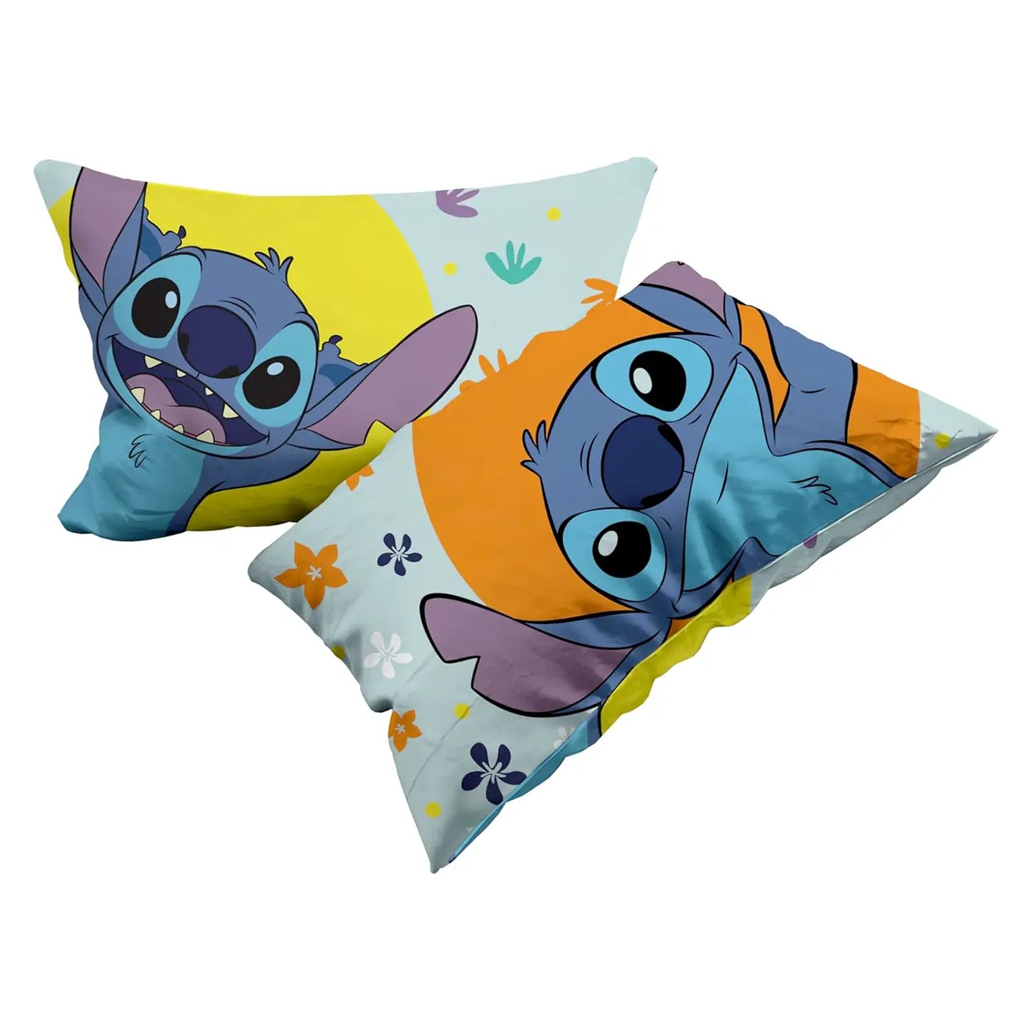 COMPLETO LENZUOLA COTONE LETTO SINGOLO 1 PIAZZA 1 PIAZZA E MEZZA DISNEY LILO E STITCH