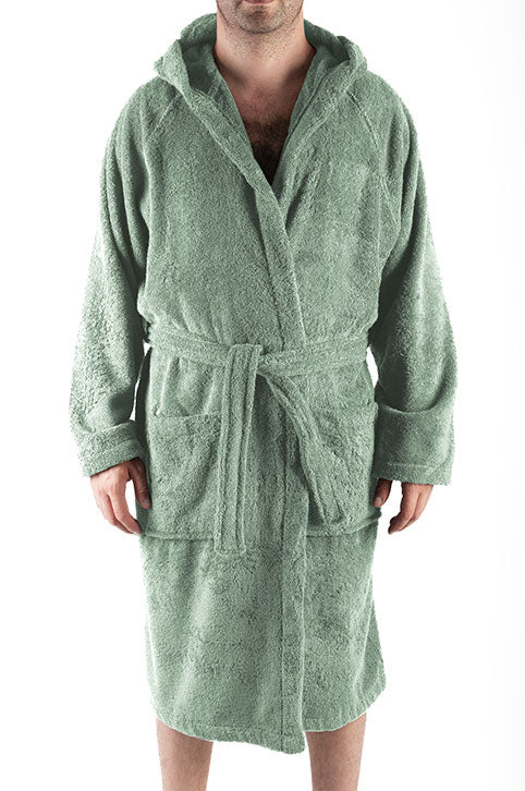 Accappatoio spugna cotone unisex Cavalieri joli SALVIA