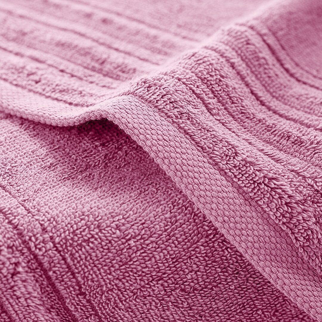 Coppia Spugna 40X60 + 60X100 Tinta Unita fucsia asciugamani piccolo grande con gancio