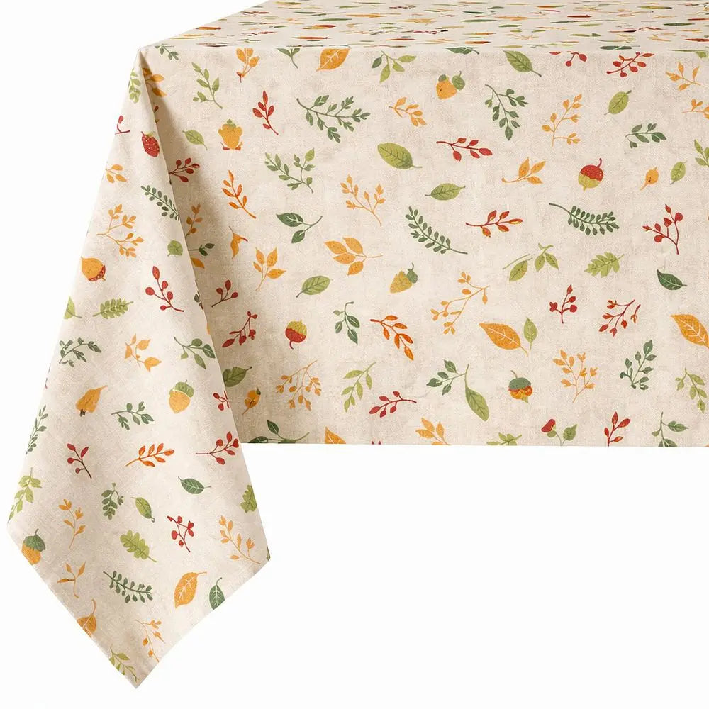 Tovaglia Artigianale Italiana 80% Cotone 20% Poliestere 6 12 18 posti autunno