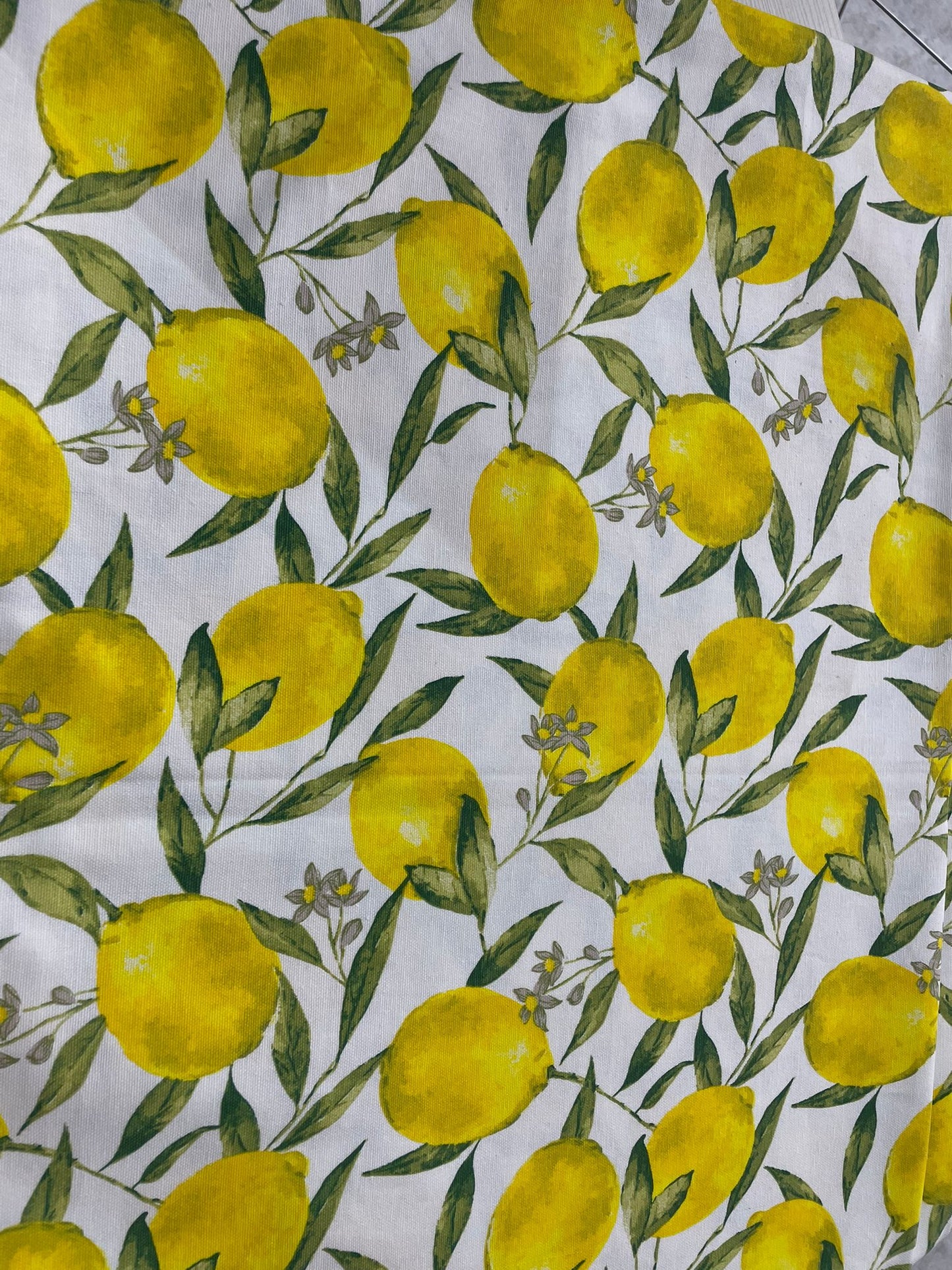 Tovaglia in Cotone 100% Artigianale Italiana limoni quadrata rettangolare 6 12 18 posti