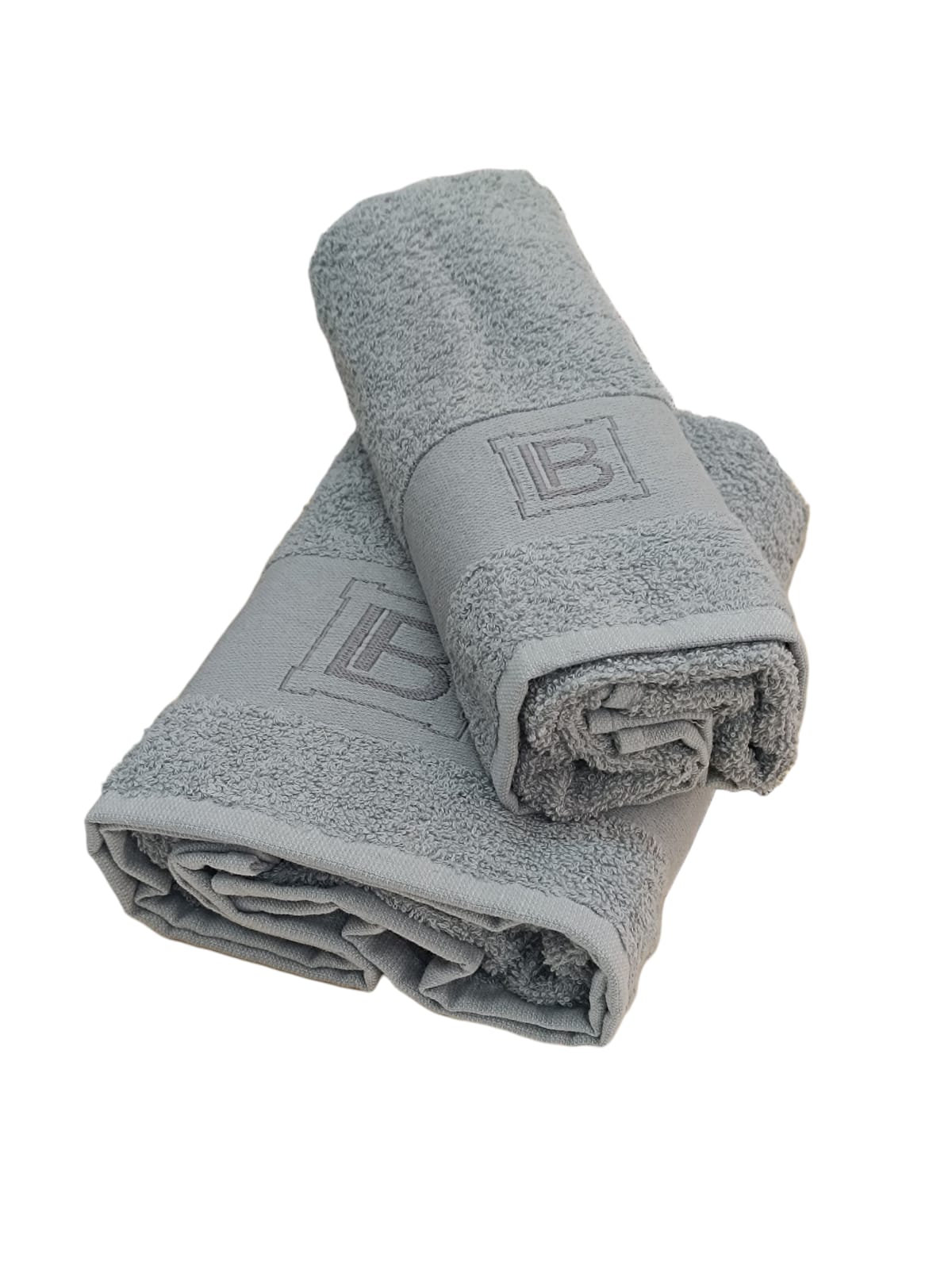 Coppia Spugna 40X60 + 60X100 Tinta Unita ardesia asciugamani piccolo grande LAURA BIAGIOTTI