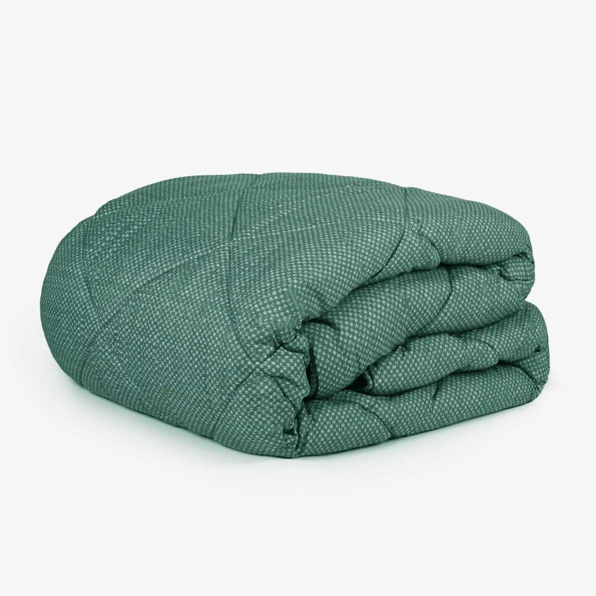 Trapunta matrimoniale mano piuma anallergica coperta imbottita invernale Di Maestro Elton