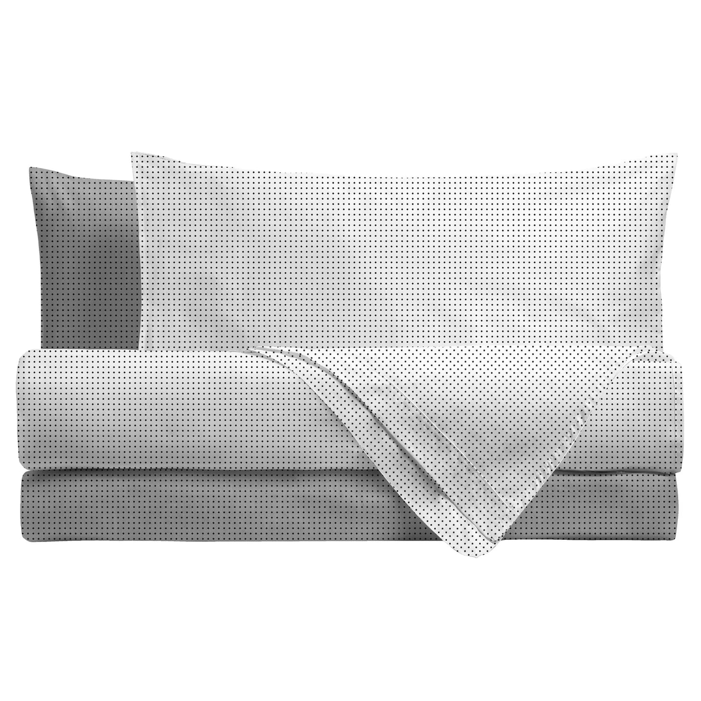 Lenzuola matrimoniali completo letto matrimoniale flanella jesse black Di Maestro