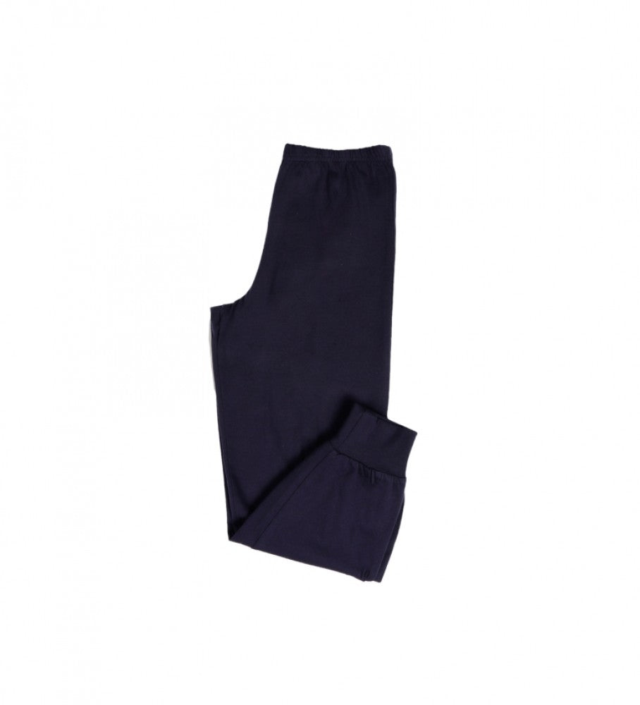 Pigiama ragazzo bambino cotone manica lunga grigio blu