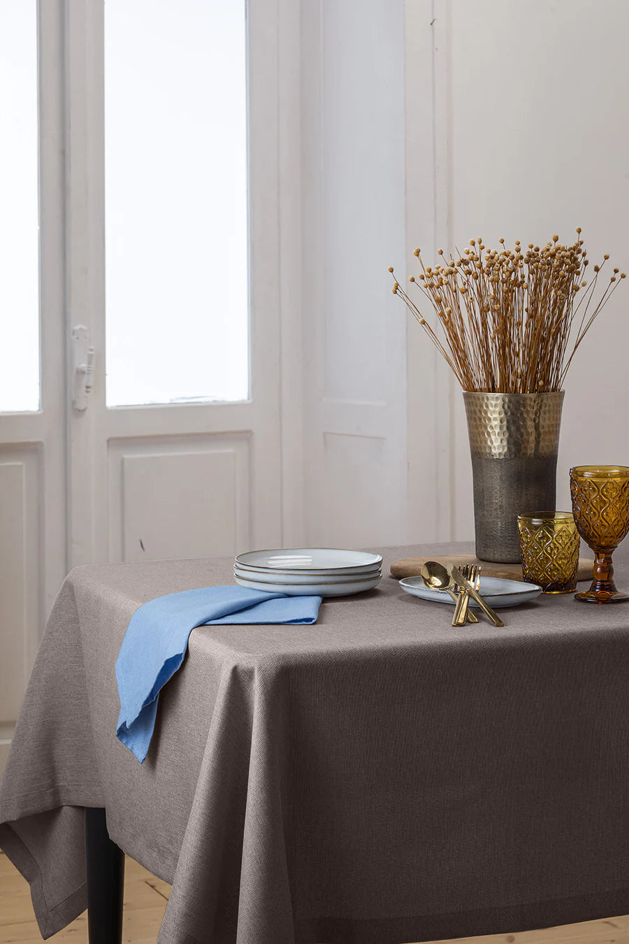 TOVAGLIA ANTIMACCHIA EFFETTO LINO IDROREPELLENTE 6 12 POSTI 150X260 150X200