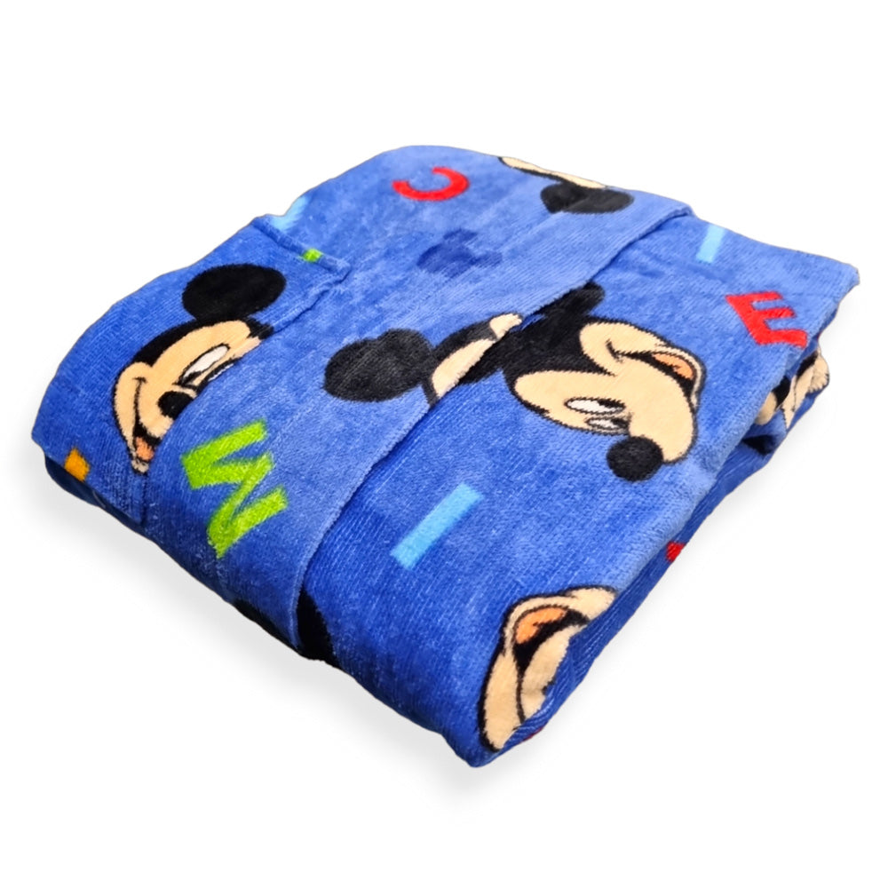 ACCAPPATOIO IN SPUGNA DISNEY HOME TOPOLINO MICKEY MOUSE AZZURRO