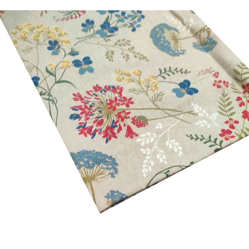 Tovaglia cotone poliestere effetto lino 12 e 18 posti 140 x 240 140 x 360 cm