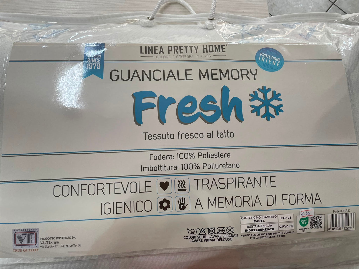 Guanciale Memory Fresh – Linea Pretty Home