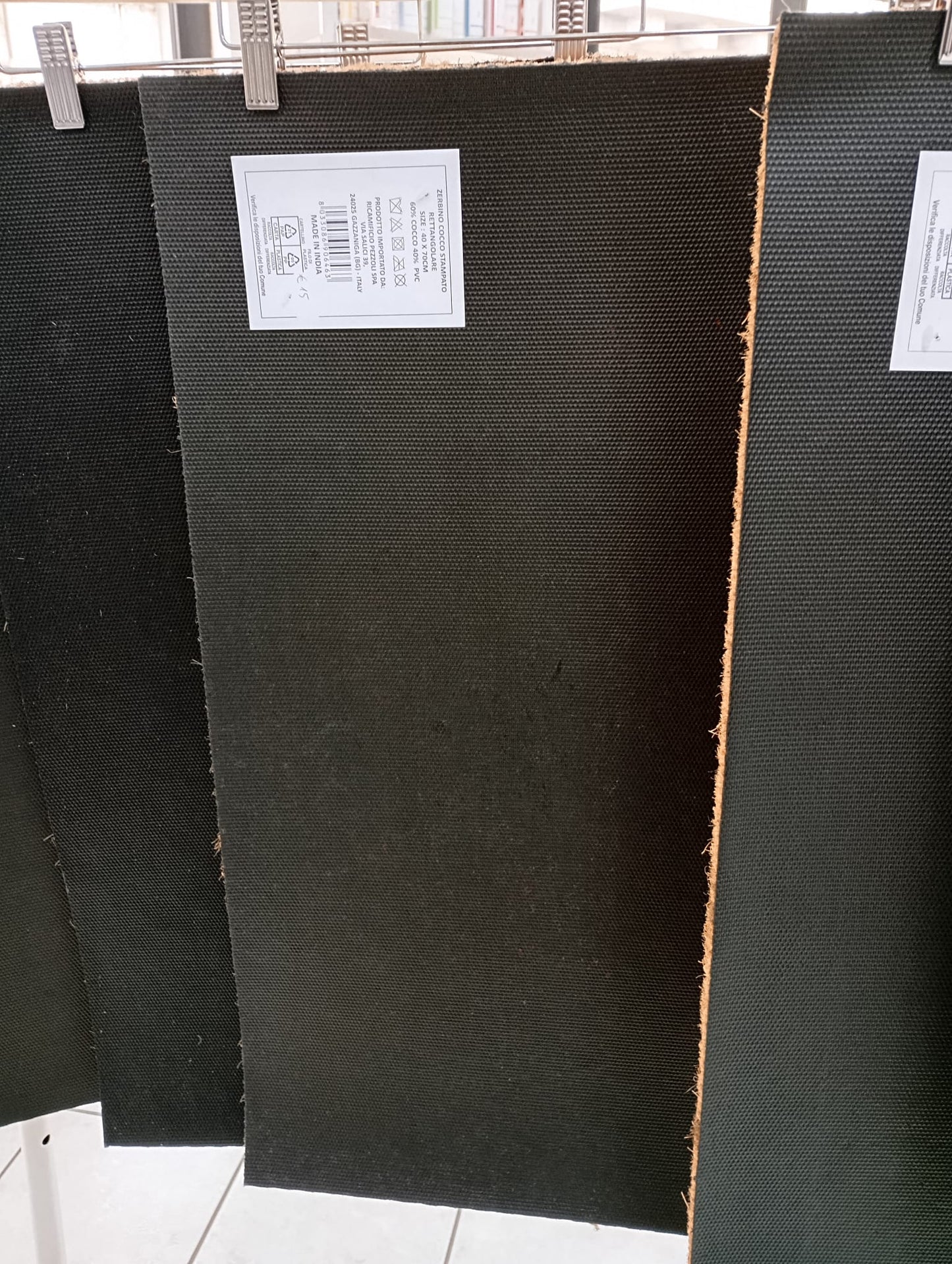 Tappeto cocco zerbino esterno 40 x 70 cm stampato frase