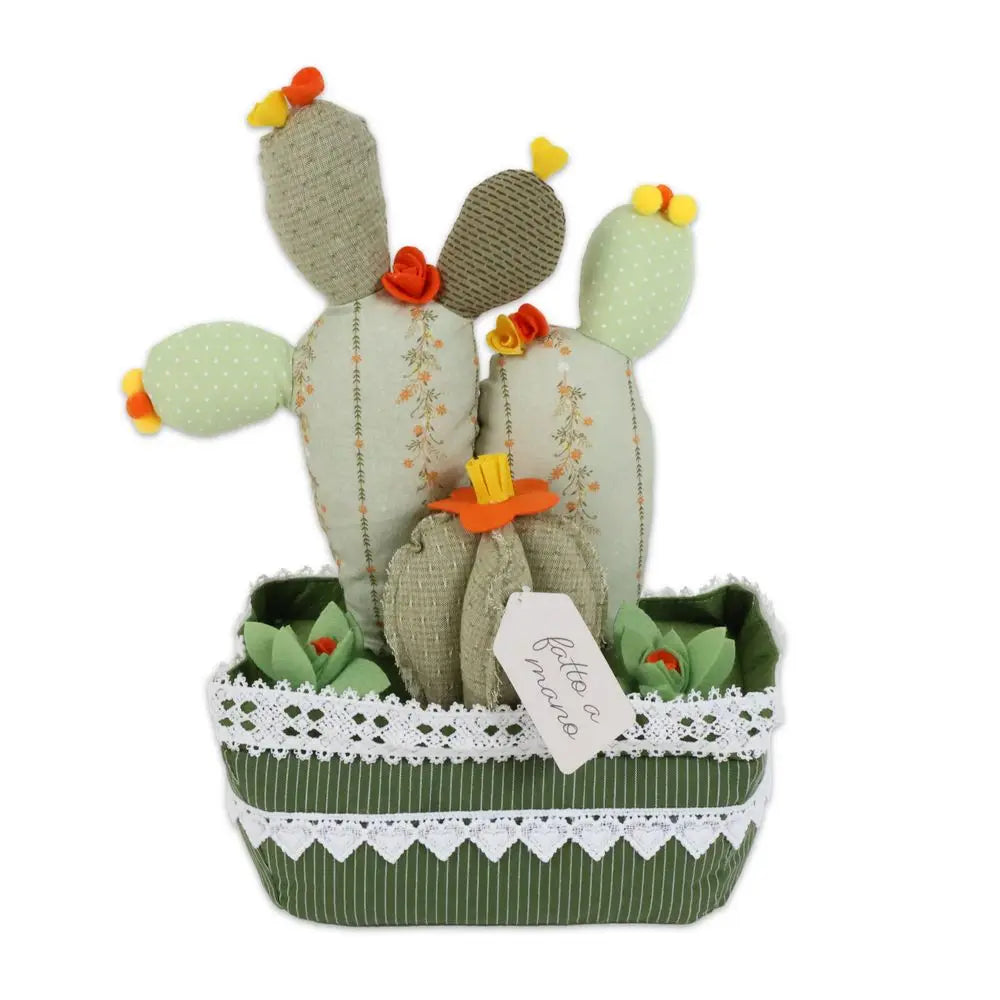 Fermaporta Decorativo cactus Artigianale – Country Chic Fatto a Mano