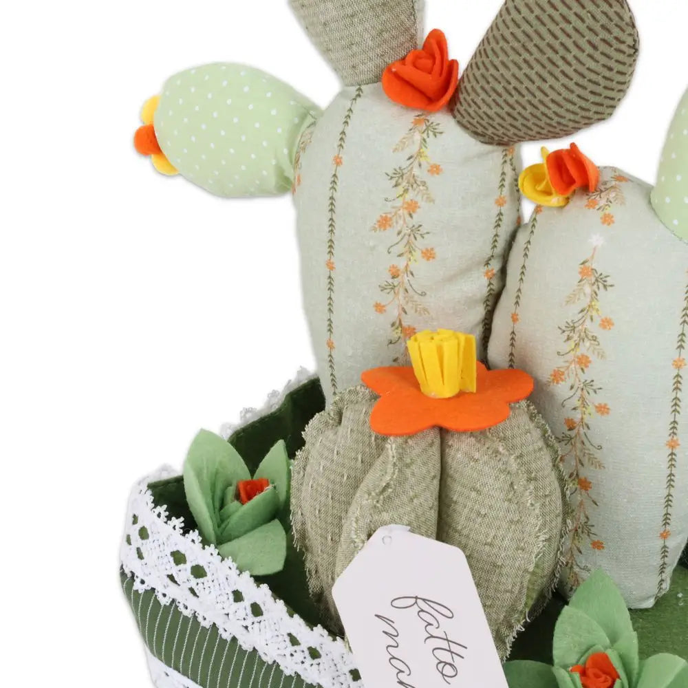Fermaporta Decorativo cactus Artigianale – Country Chic Fatto a Mano