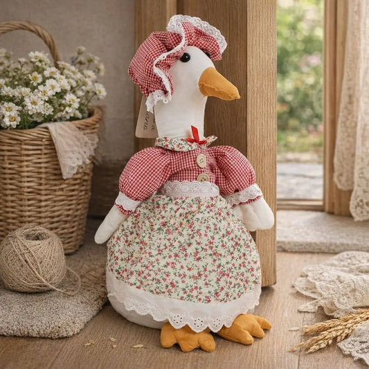 Fermaporta Decorativo papera Artigianale – Country Chic Fatto a Mano h 35 cm