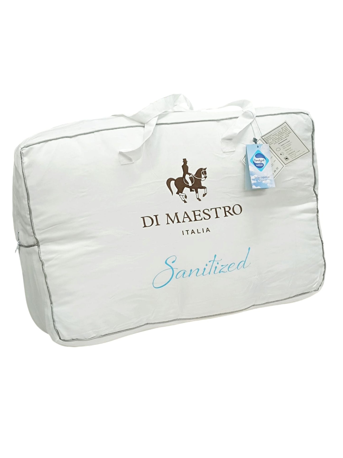 Piumino Sanitizzato Piazza e Mezza Singolo Matriomoniale 300 GSM trattamento contro acari e muffe