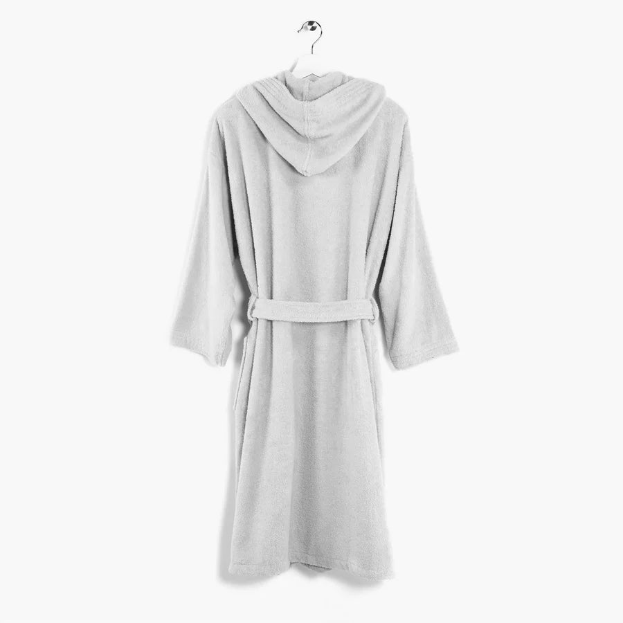 Accappatoio spugna cotone unisex uomo donna Di Maestro bianco