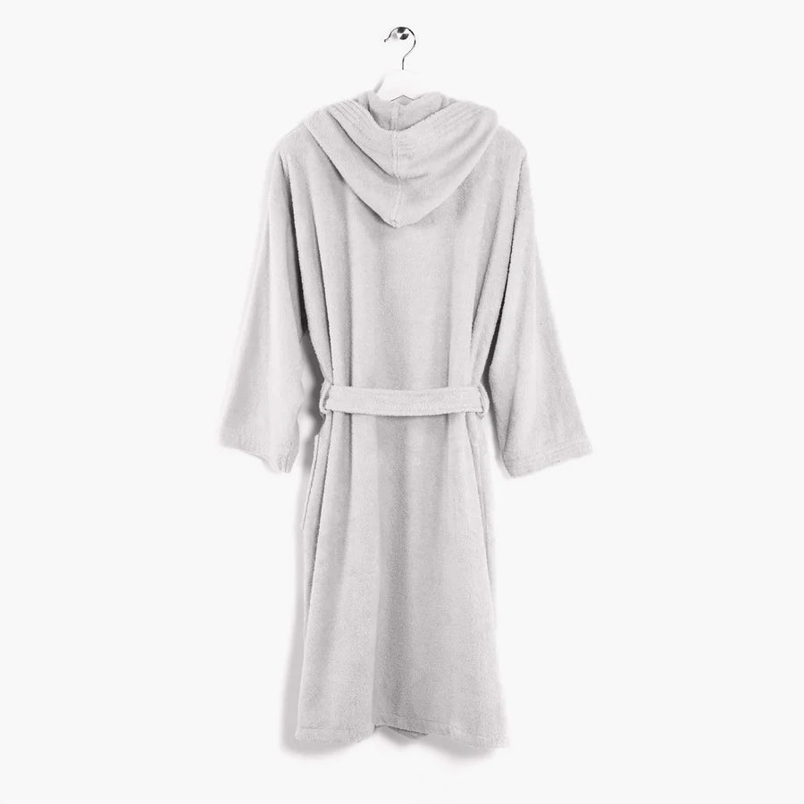 Accappatoio spugna cotone unisex uomo donna Di Maestro perla