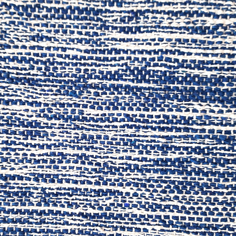 Tappeto Sobel Bali Fatto a Mano in Cotone Riciclato - Passatoia Cucina Blu Navy