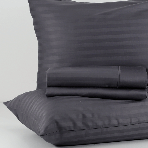 Completo letto matrimoniale Lenzuola 100% Raso di cotone Venezia