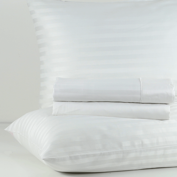 Completo letto matrimoniale Lenzuola 100% Raso di cotone Venezia