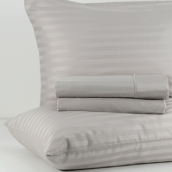 Completo letto matrimoniale Lenzuola 100% Raso di cotone Venezia
