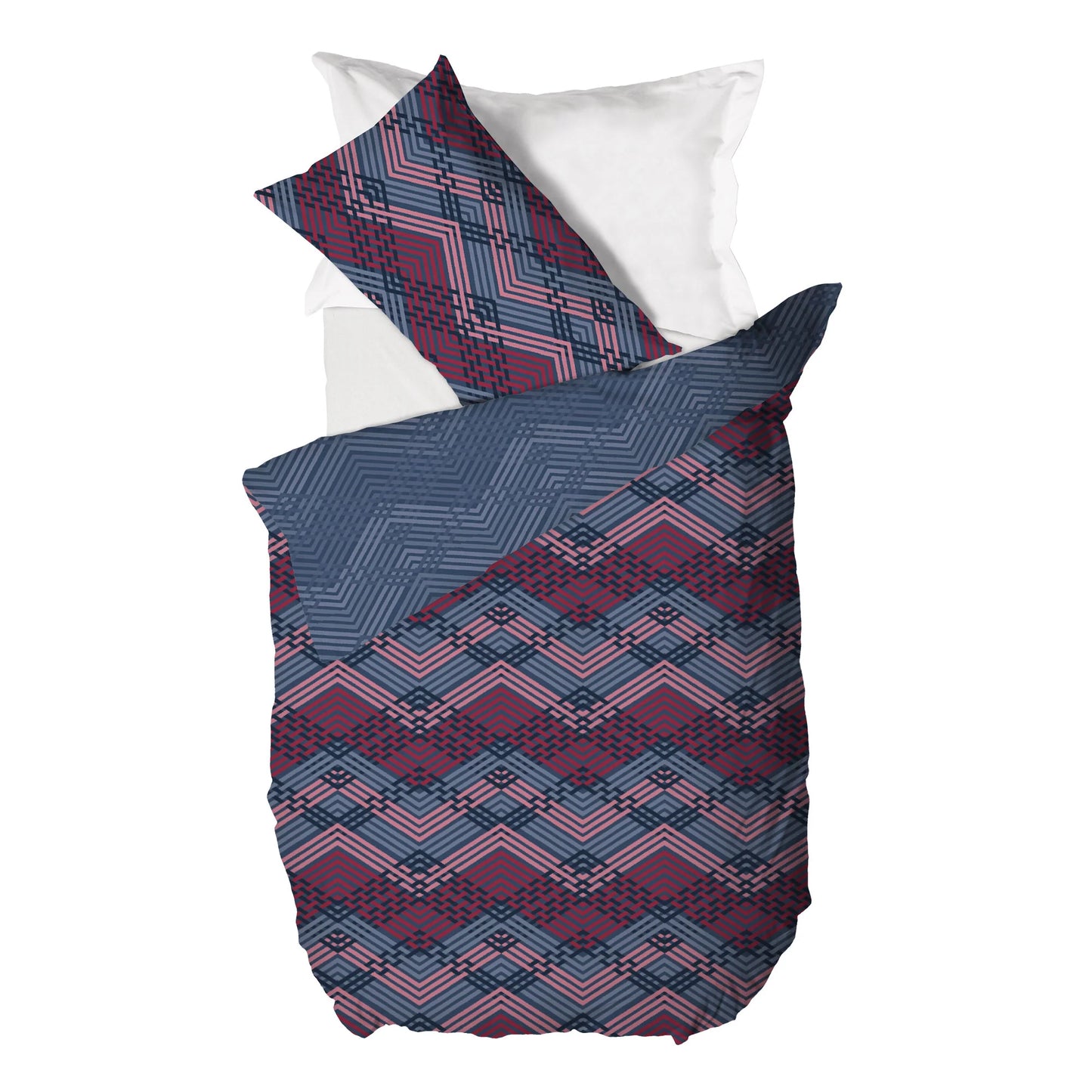 Parure copripiumino singolo ayrton di maestro singolo piazza mezza federa sacco cotone