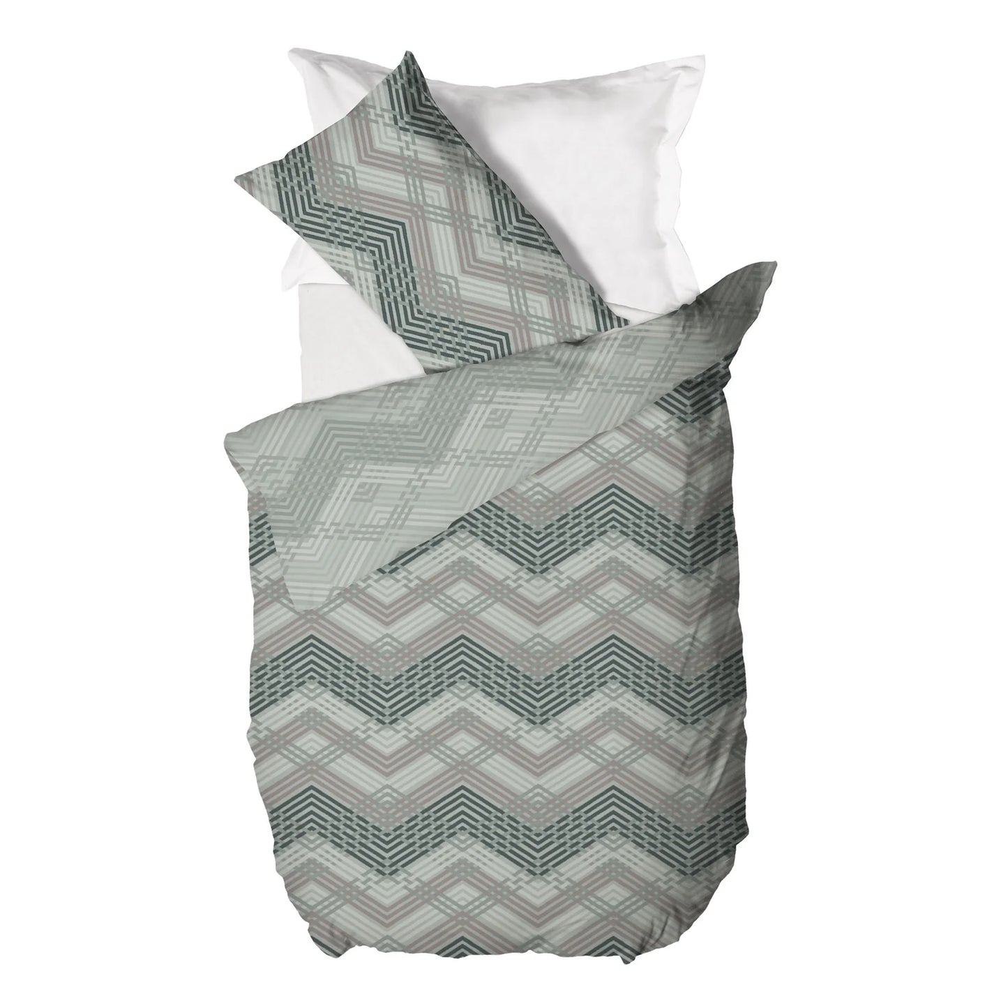 Parure copripiumino singolo ayrton di maestro singolo piazza mezza federa sacco cotone