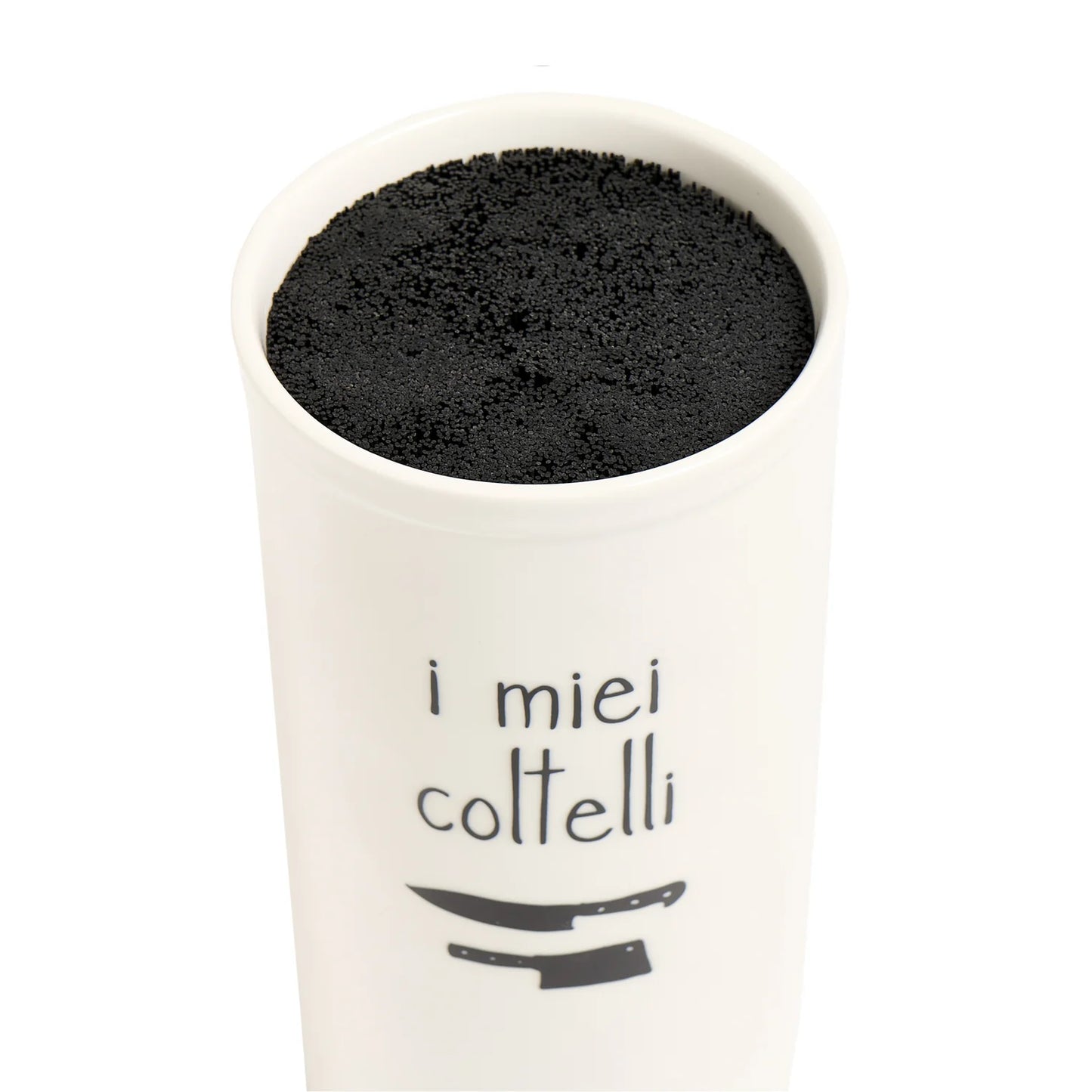 Portacoltelli Gres I Miei Coltelli Simple Day 12,5x24cm | Ceppo Coltelli interno in polipropilene