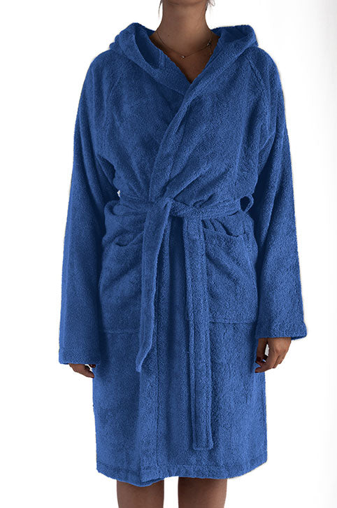 Accappatoio spugna cotone unisex Cavalieri joli azzurro