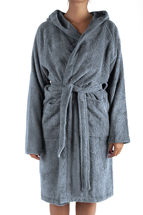 Accappatoio spugna cotone unisex Cavalieri joli DENIM