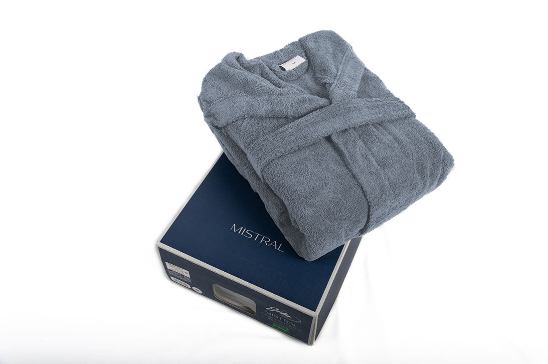 Accappatoio spugna cotone unisex Cavalieri joli DENIM