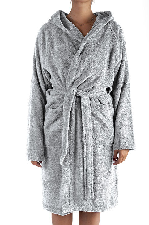 Accappatoio spugna cotone unisex Cavalieri joli PERLA