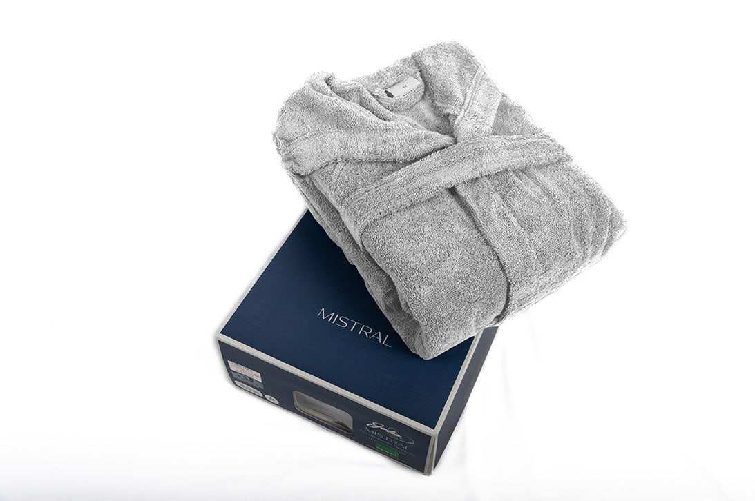 Accappatoio spugna cotone unisex Cavalieri joli PERLA