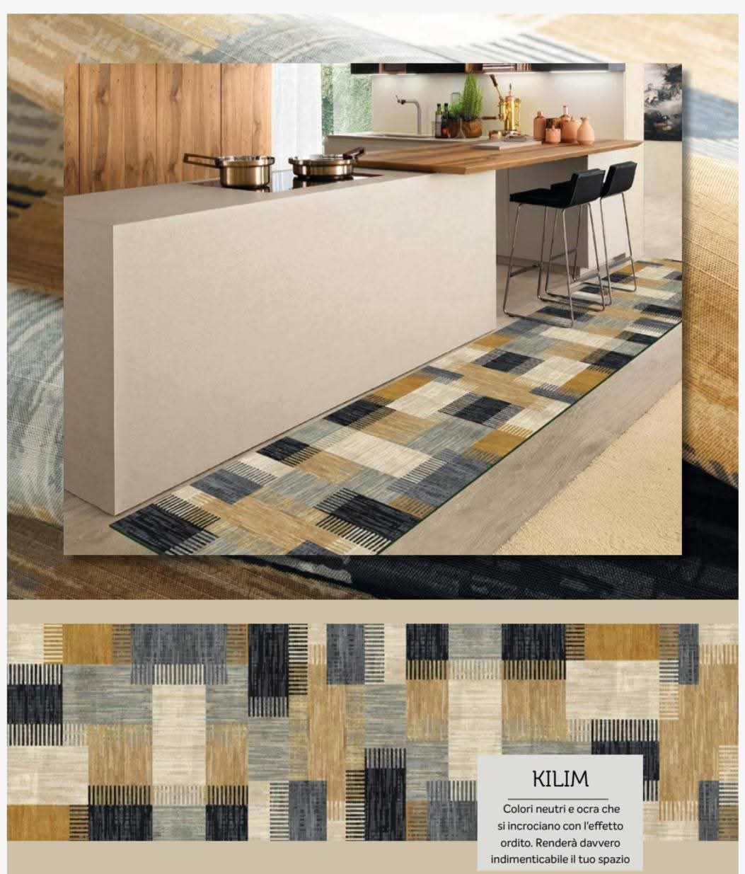 TAPPETO METRAGGIO PASSATOIA KOBEL SPRINTY LAVABILE IN LAVATRICE KILIM