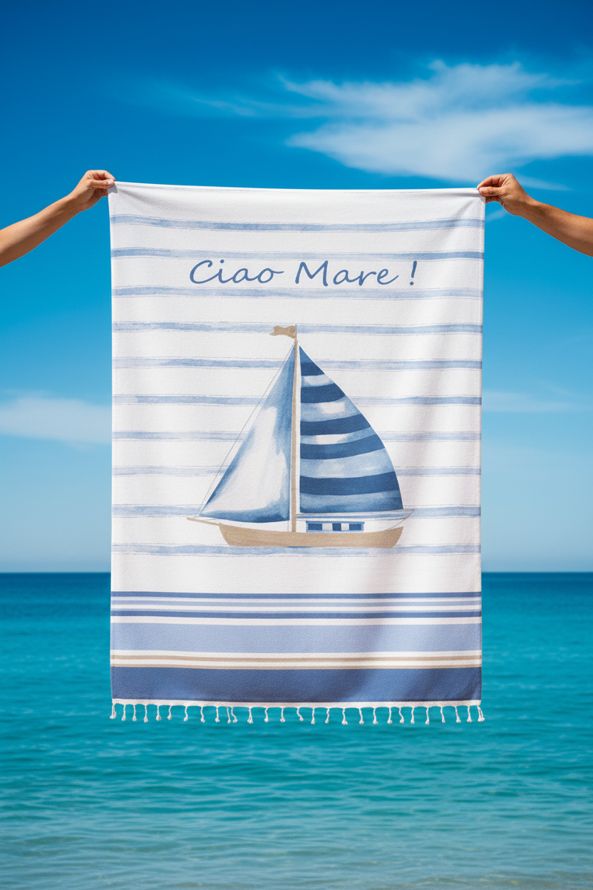 Telo Mare Fouta – 100x200 cm  ciao mare