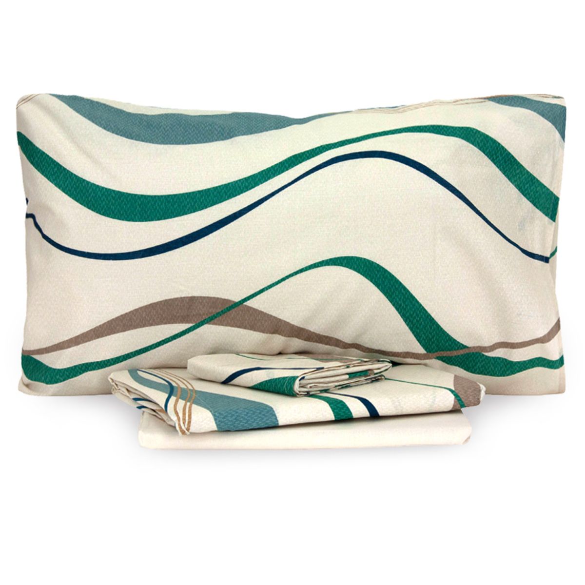 Completo letto matrimoniale Jolly Odra  lenzuola cotone ottanio rosa antico