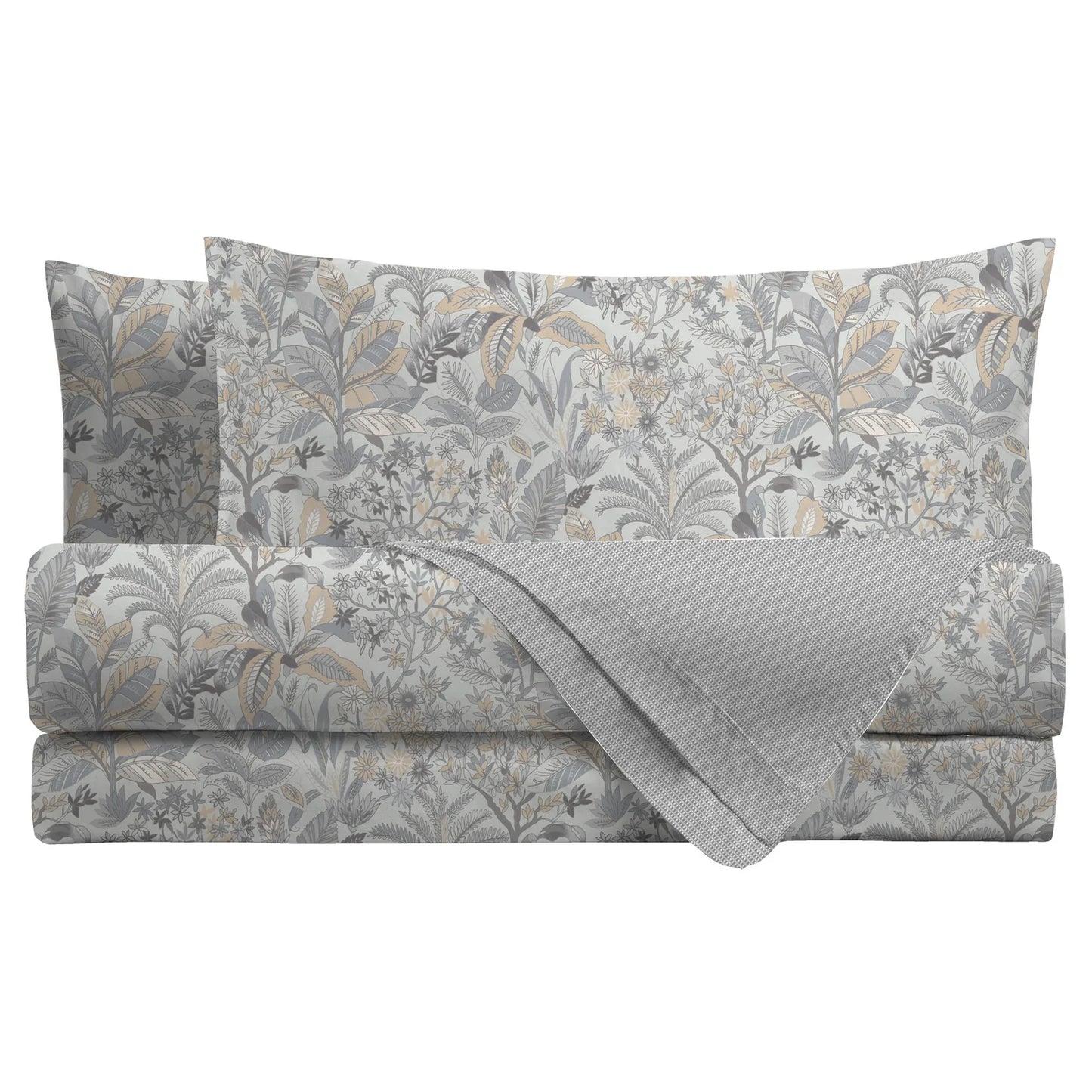 LENZUOLA MATRIMONIALI COTONE COMPLETO LETTO DI MAESTRO ITALIA fiori THAIS