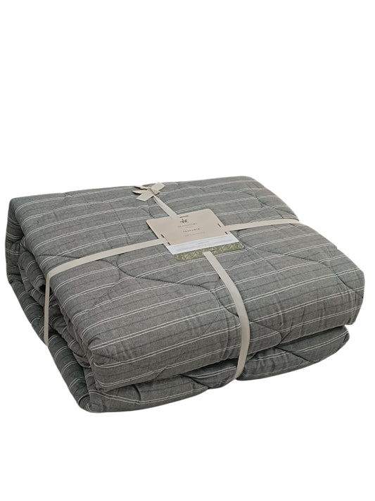 Trapunta invernale matrimoniale Di Maestro remade grigio