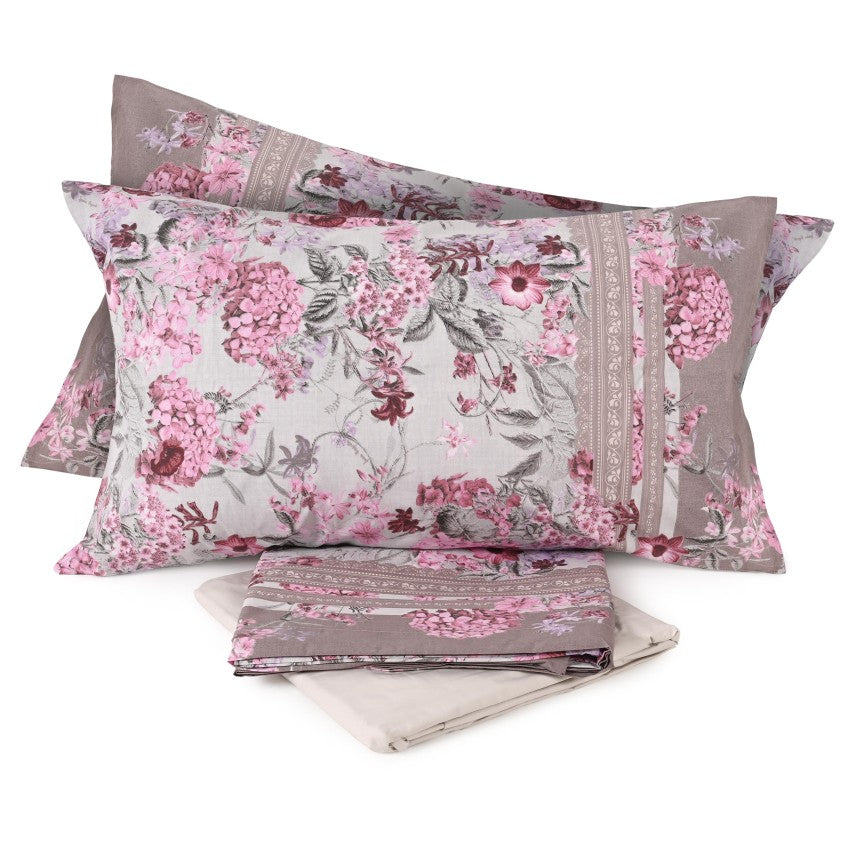 Lenzuola matrimoniali biancheria COMPLETO LETTO  2 PIAZZE LAURA BIAGIOTTI PERCALLE DI COTONE estel