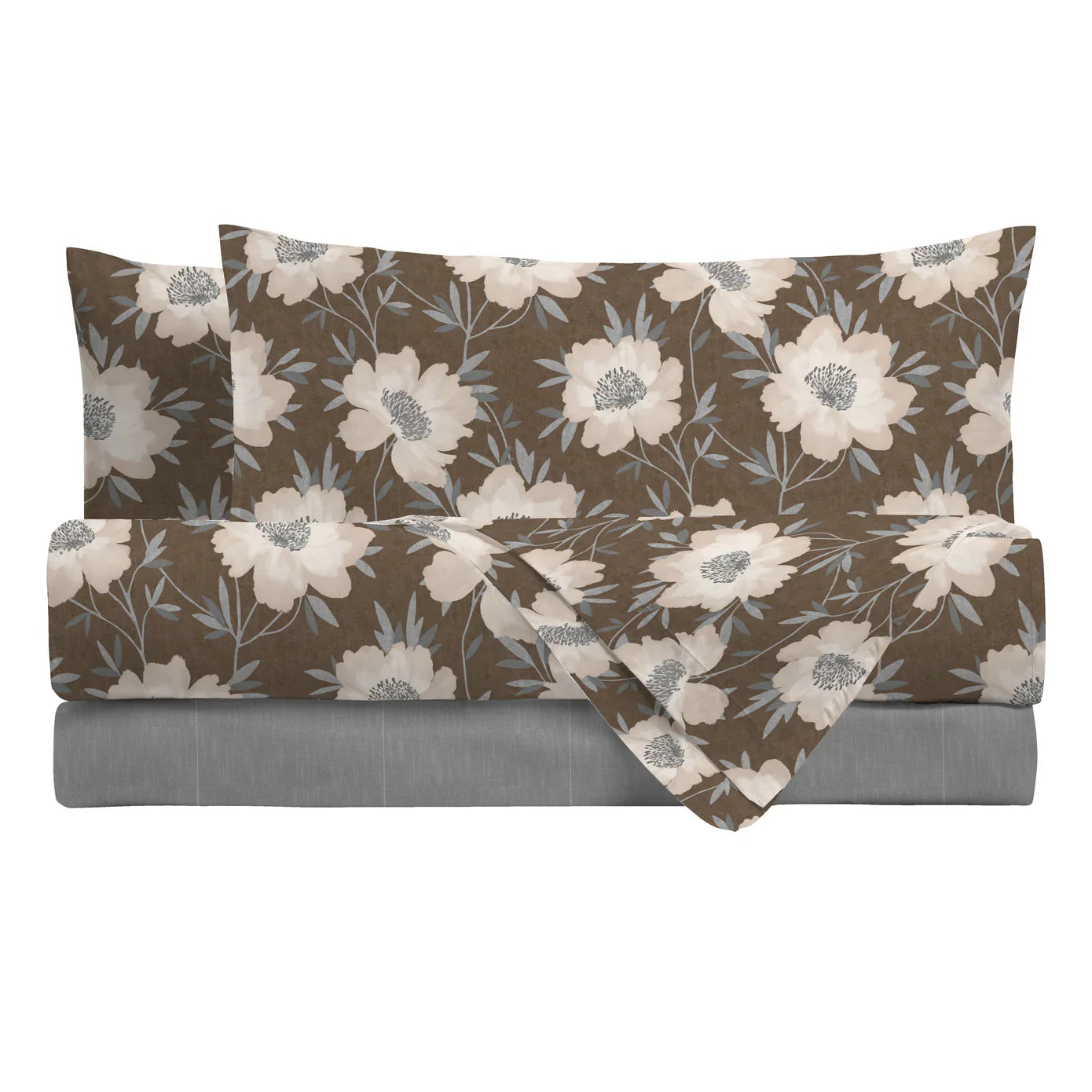 LENZUOLA MATRIMONIALI COTONE COMPLETO LETTO DI MAESTRO ITALIA fiori Lynette