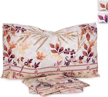 Lenzuola matrimoniali biancheria COMPLETO LETTO  2 PIAZZE LAURA BIAGIOTTI PERCALLE DI COTONE palma