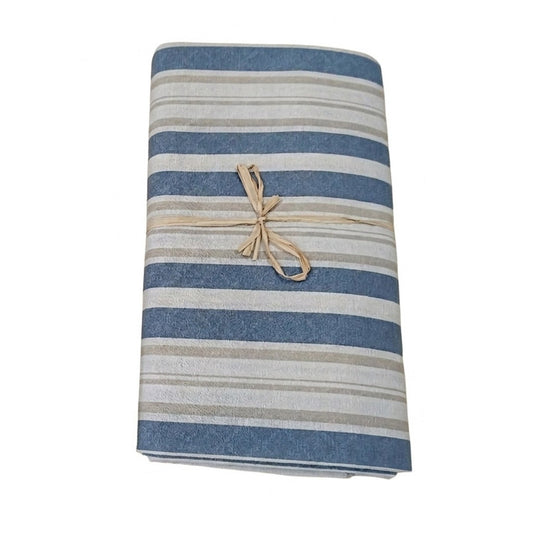 Copriletto foulard copritutto arredatutto in piquet righe rigato Matrimoniale 2 piazze