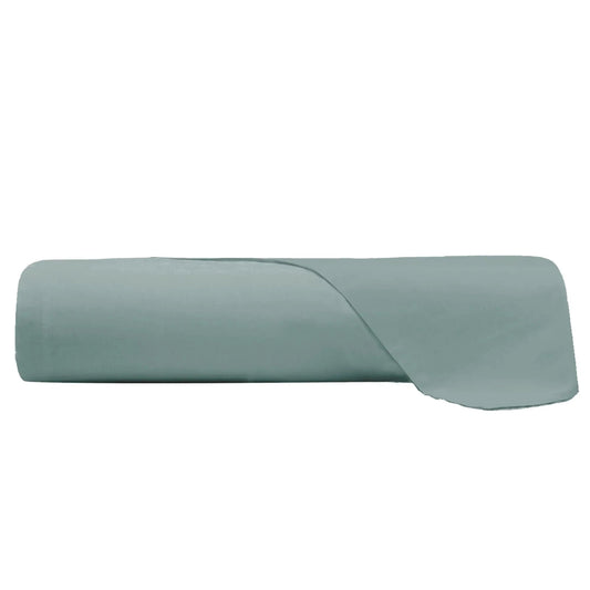 Lenzuolo sotto con Angoli 100% Cotone singolo matrimoniale Happidea verde salvia