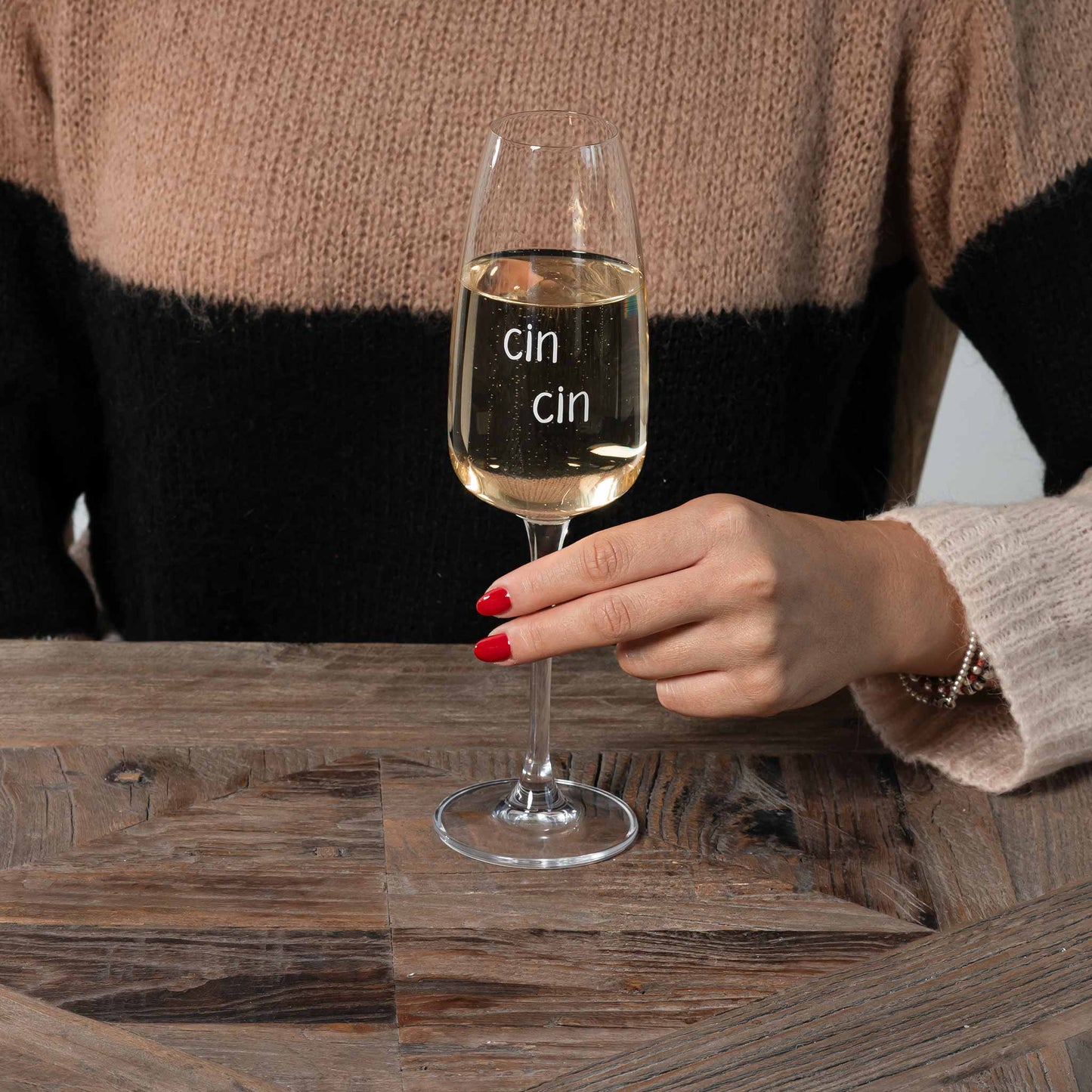 Set 2 bicchieri flute Cin Cin 29cl Simple Day