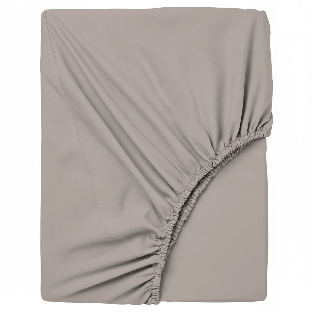 Lenzuolo sotto con Angoli 100% Cotone singolo matrimoniale Happidea sabbia