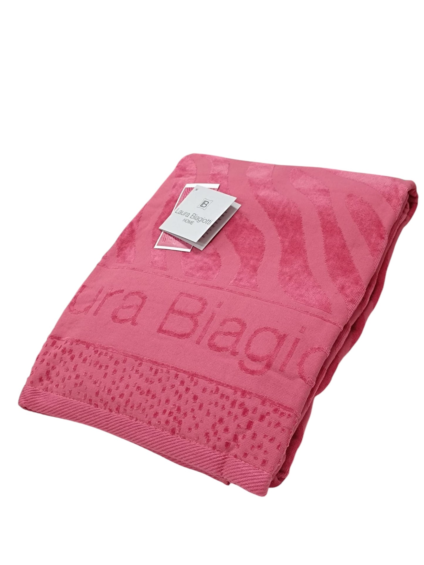 TELO MARE LAURA BIAGIOTTI 100% COTONE 90X170 CM fucsia