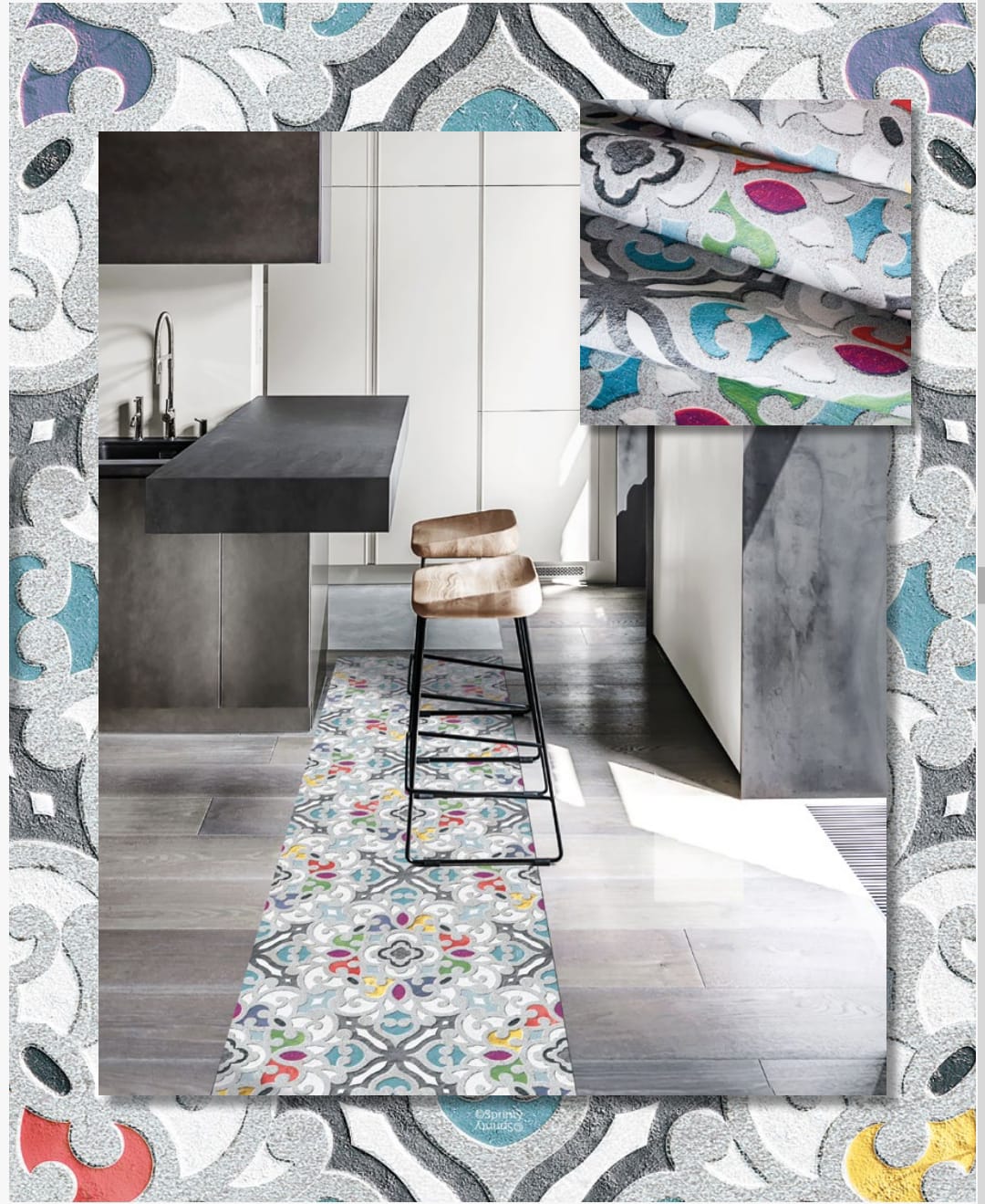 TAPPETO METRAGGIO PASSATOIA KOBEL SPRINTY LAVABILE IN LAVATRICE valentina